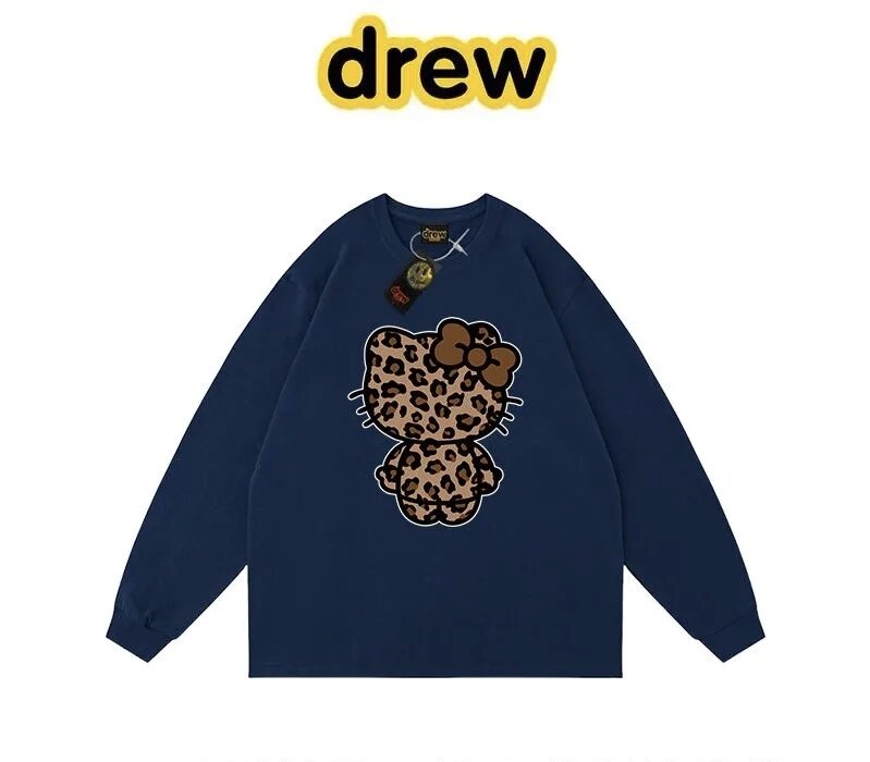 Base Layer Top - Drew House Cat Graphic T-shirt met