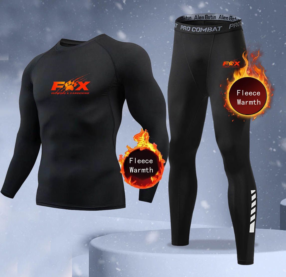 Nieuwe 2-delige winter warme h - Thermal Long John recensie en prijs