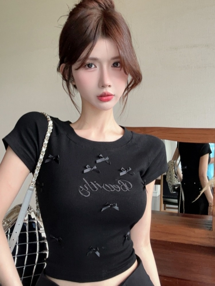 Zomer dames zoet T-shirt met k - T Shirt Tight Fit recensie en prijs