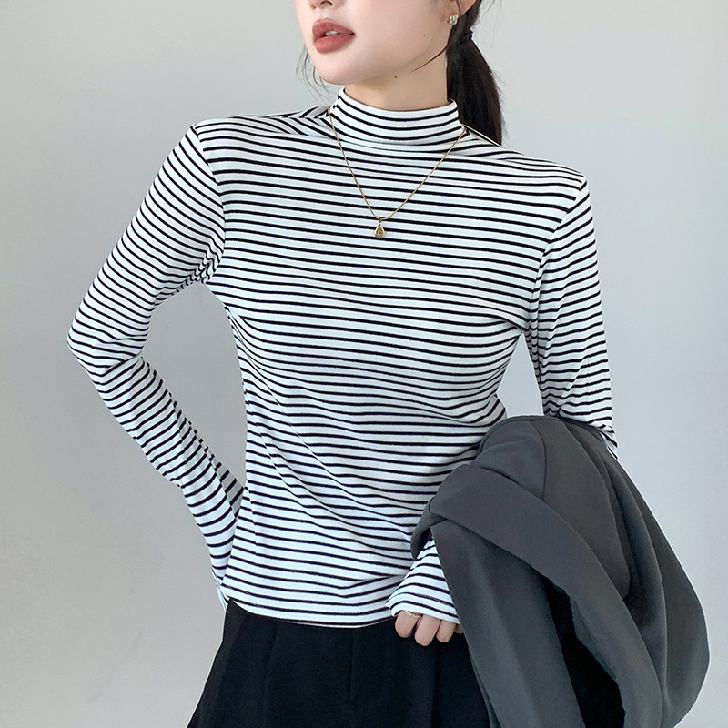 Klassieke gestreepte damestop  - Base Layer Top recensie en prijs