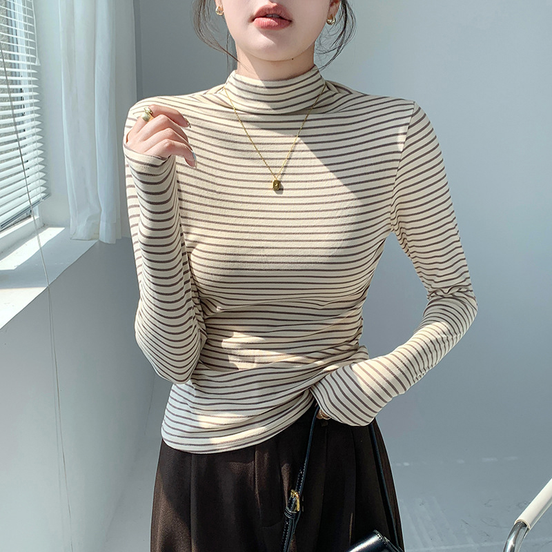 Klassieke gestreepte damestop  - Base Layer Top recensie en prijs