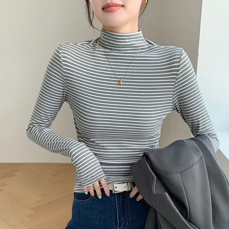 Klassieke gestreepte damestop  - Base Layer Top recensie en prijs