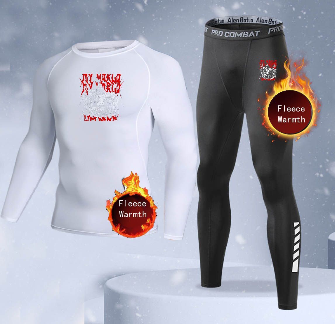 Nieuwe 2-delige winter warme h - Thermal Long John recensie en prijs